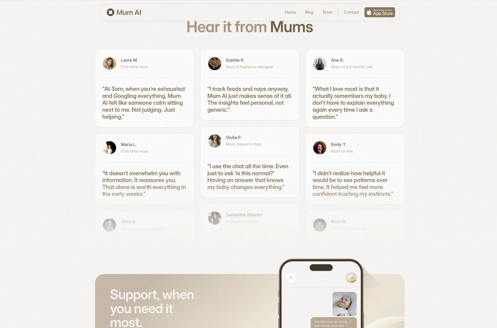 MumAI — live on the App Store
